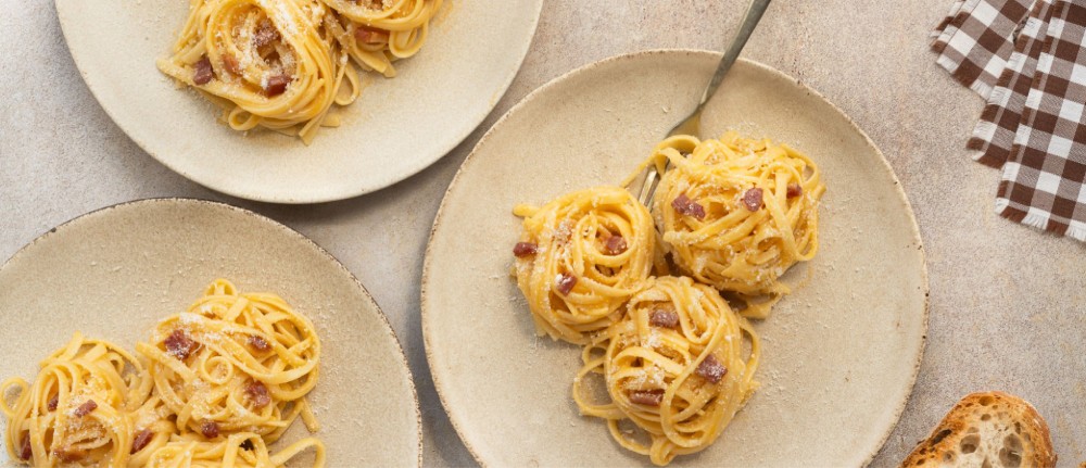 Recette linguine à la carbonara