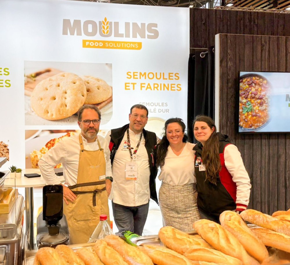 l'équipe des Moulins de Kleinbettingen au salon PLMA