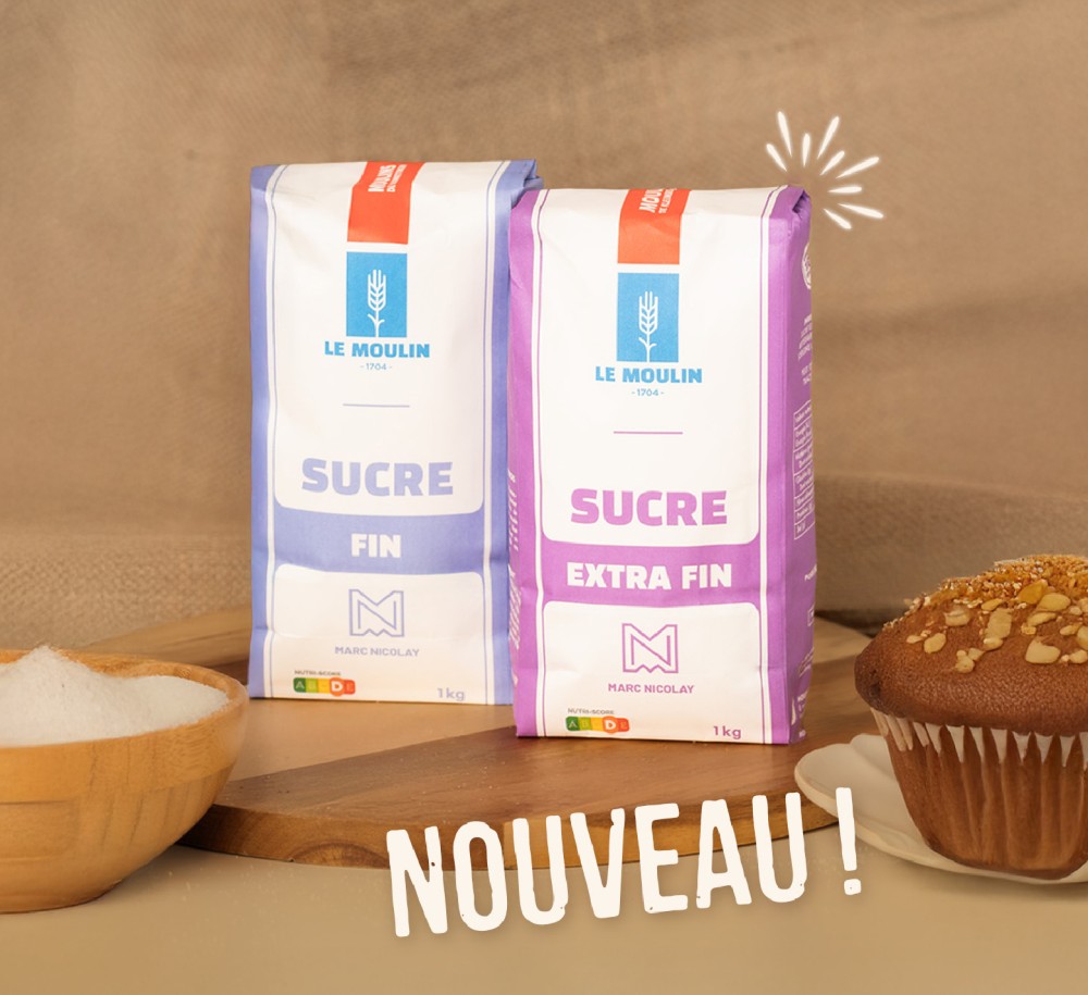 sucre extra fin Le Moulin 1704