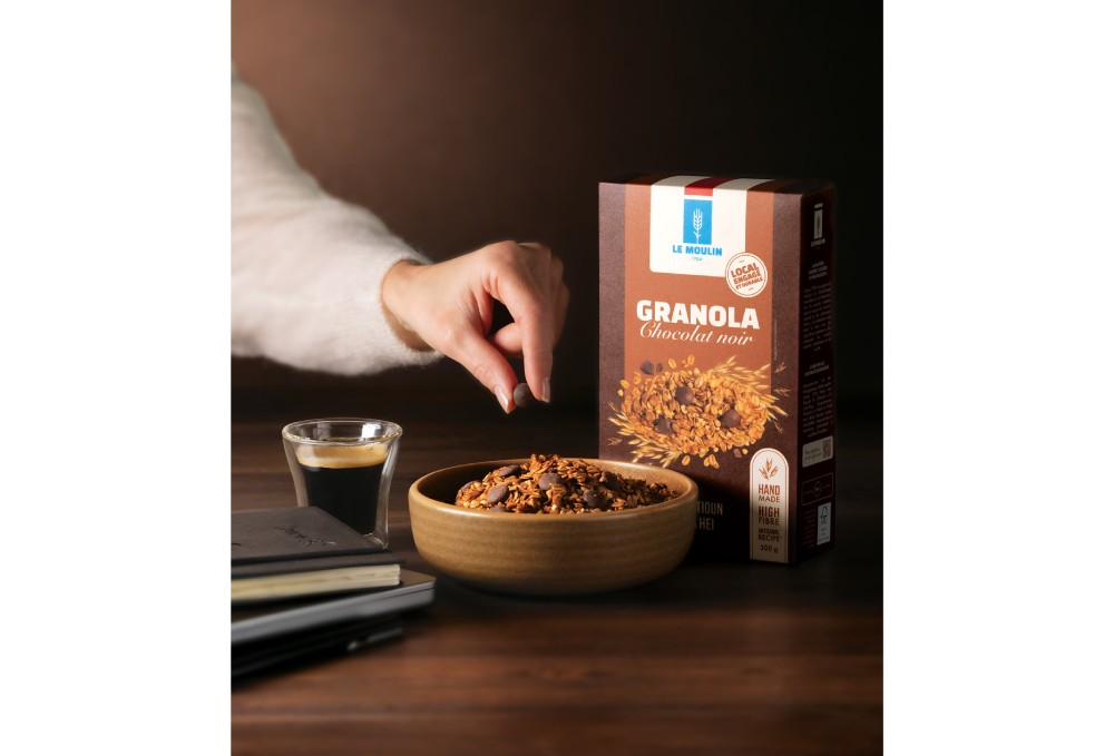 Granola Chocolat Noir Le Moulin 1704