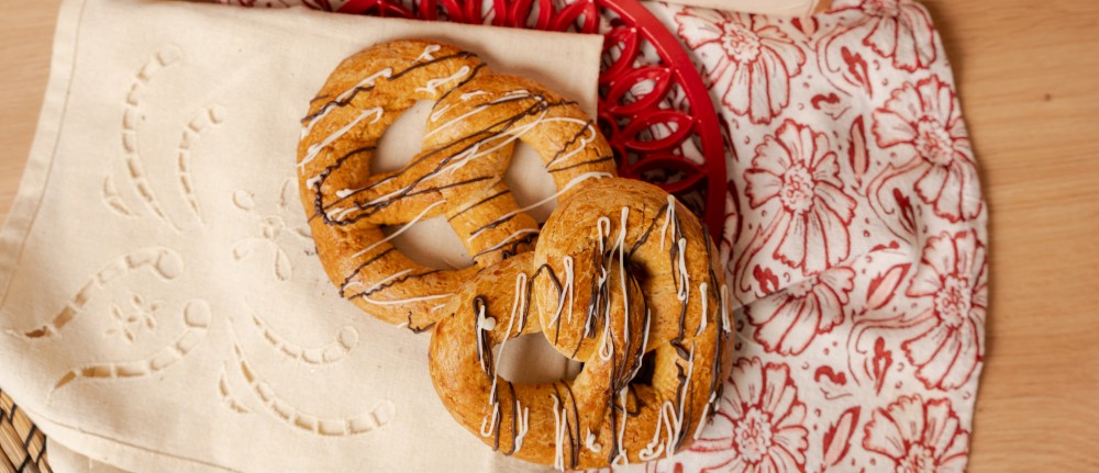 bretzels briochés au muesli fruits rouges