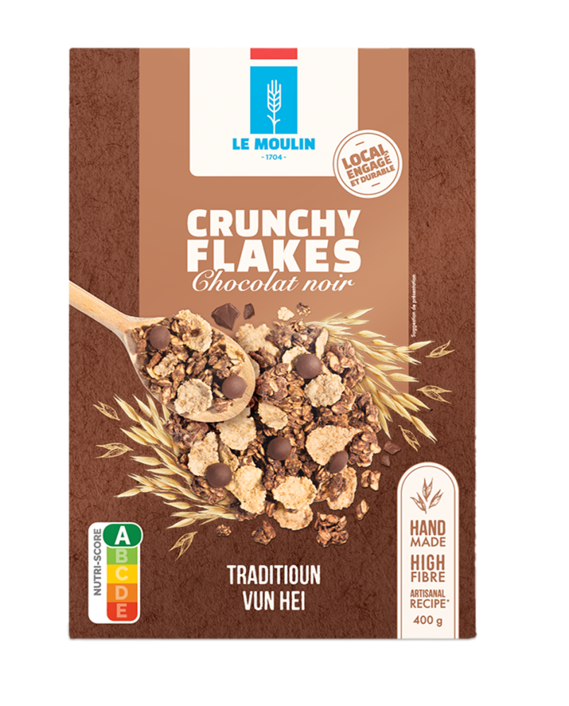 CRUNCHY FLAKES CHOCOLAT NOIR - 400 G