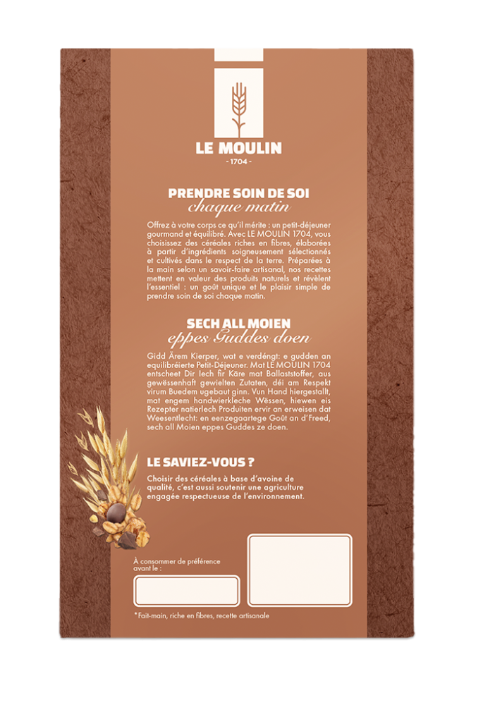 GRANOLA CHOCOLAT NOIR - 300 G