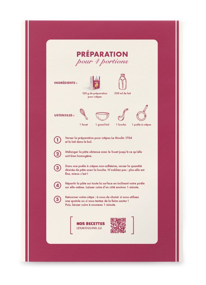 PRÉPARATION POUR CRÊPES - 360 G