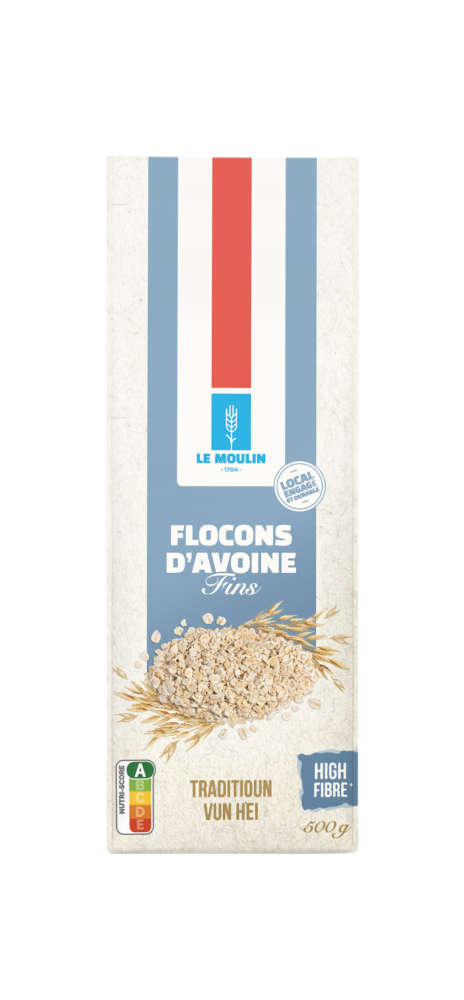 FLOCONS D'AVOINE FINS - 500 G