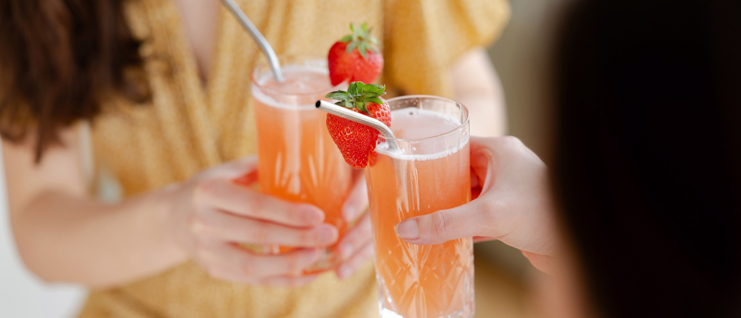 sirop été à la fraise et rhubarbe