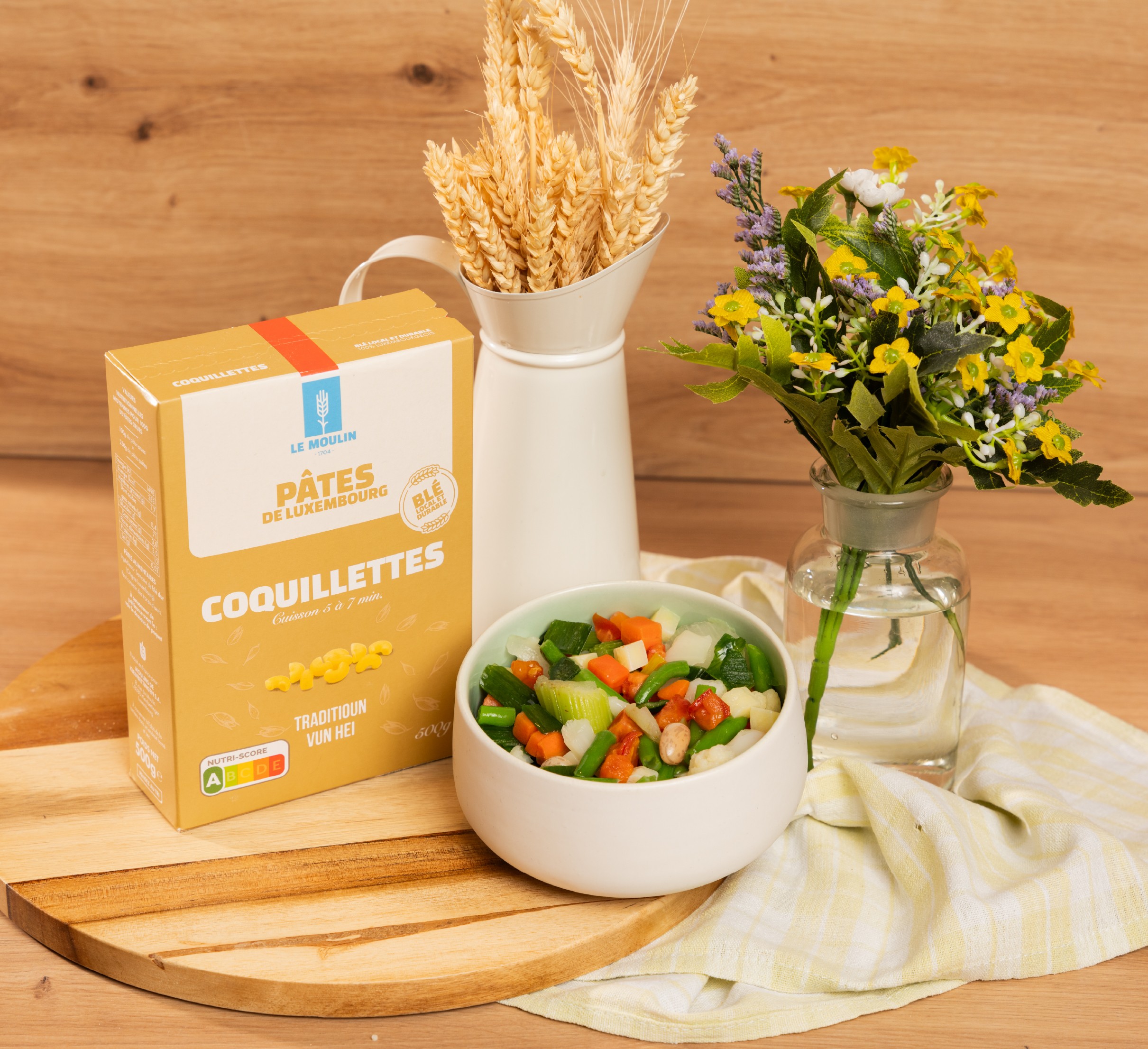 Recette soupe de coquillettes façon minestrone - ingrédients