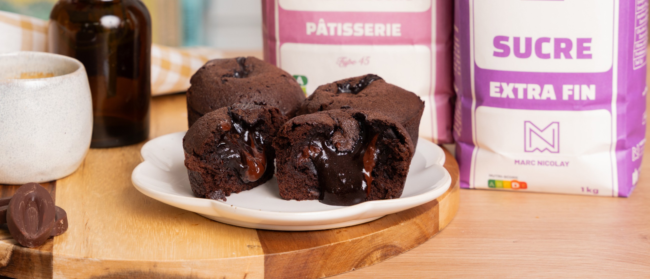 fondant au chocolat coeur coulant
