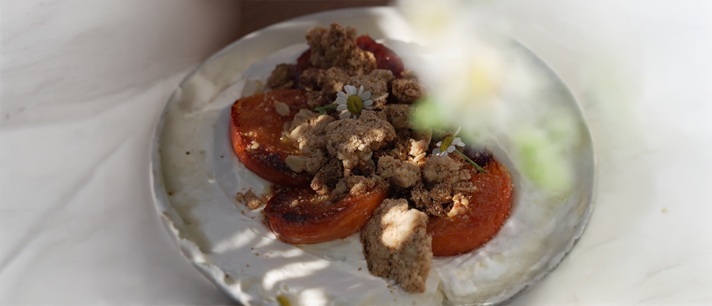Abricots-Crumble d'Avoine-Yvette