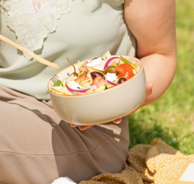 Salade grecque aux farfalle Le Moulin 1704